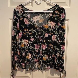 Floral Long Sleeve Top